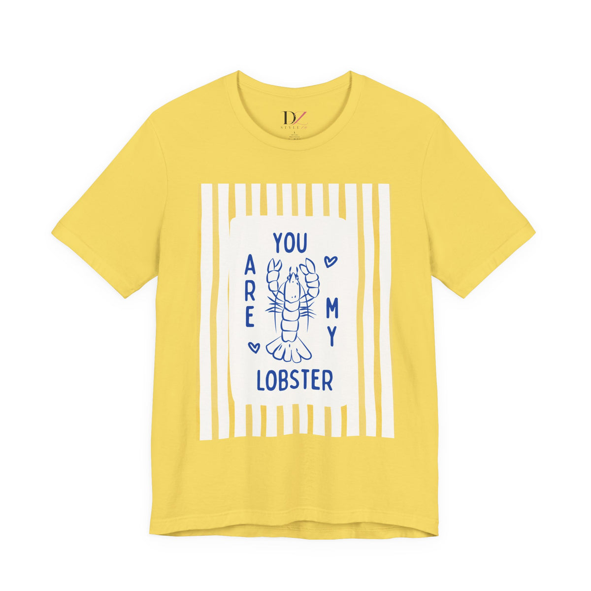You Are My Lobster T-Shirt | Cute Lobster Illustration, Nautical Stripes