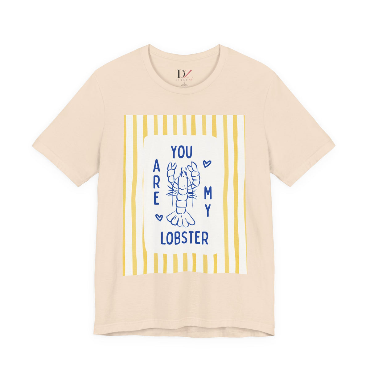 You Are My Lobster T-Shirt | Cute Lobster Illustration, Nautical Stripes