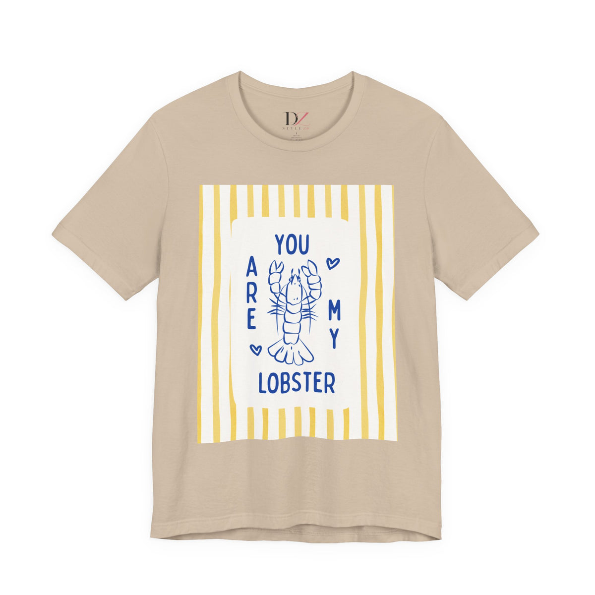 You Are My Lobster T-Shirt | Cute Lobster Illustration, Nautical Stripes